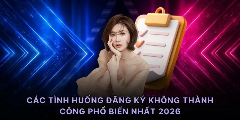 Các tình huống đăng ký không thành công phổ biến nhất 2026